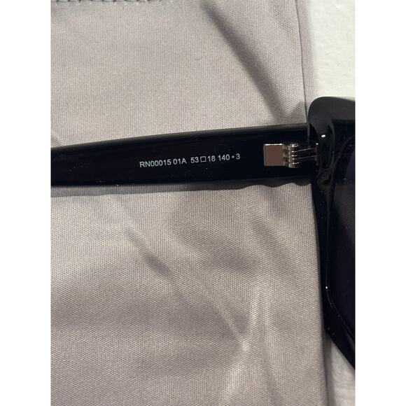 Kenneth Cole Reaction Black Cat Eye Sunglasses with Pouch RN00015S 53-18-140 NWT - Picture 5 of 8